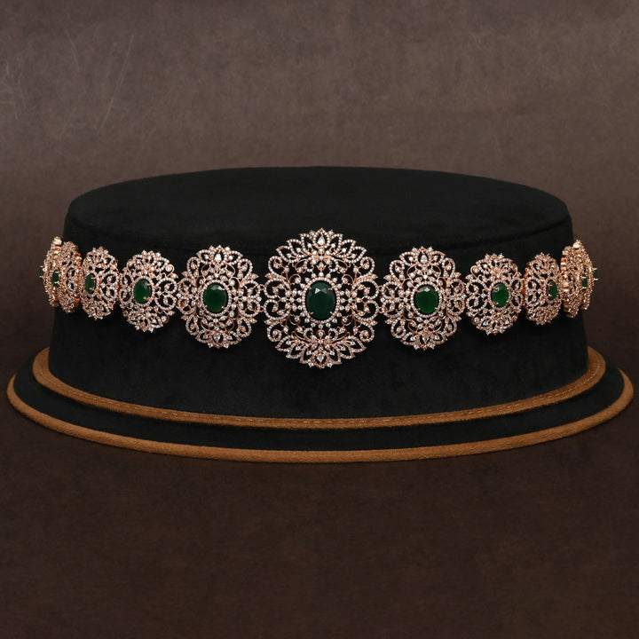 Rose Gold Finish Vaddanam