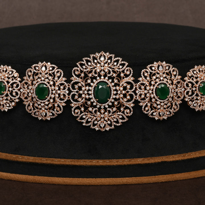 Rose Gold Finish Vaddanam