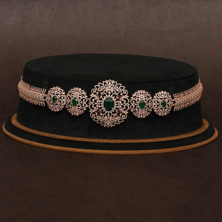 Rose Gold Finish Vaddanam