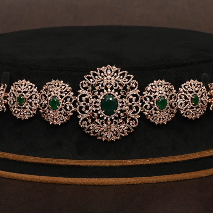 Rose Gold Finish Vaddanam