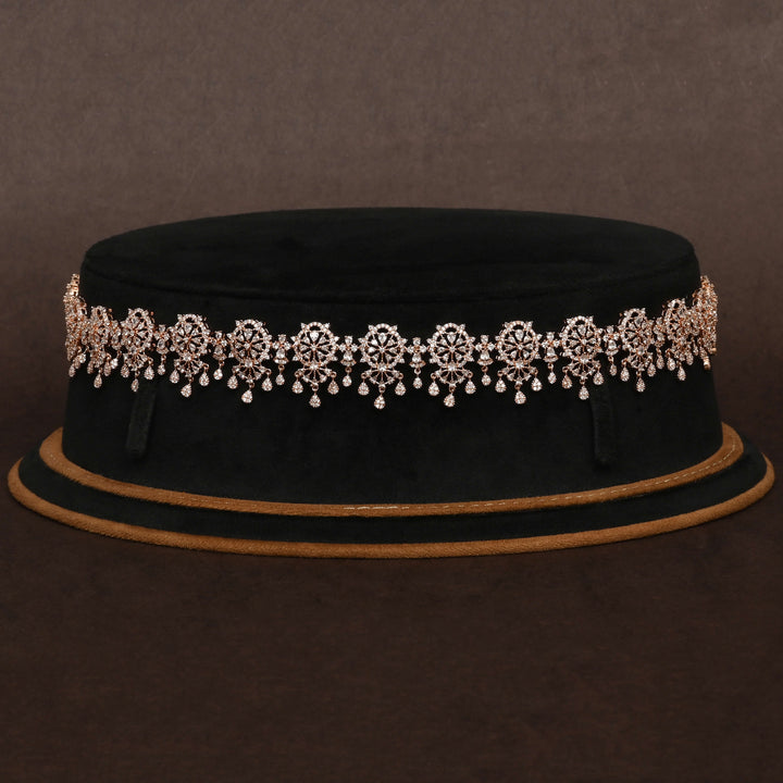 Rose Gold Finish Vaddanam