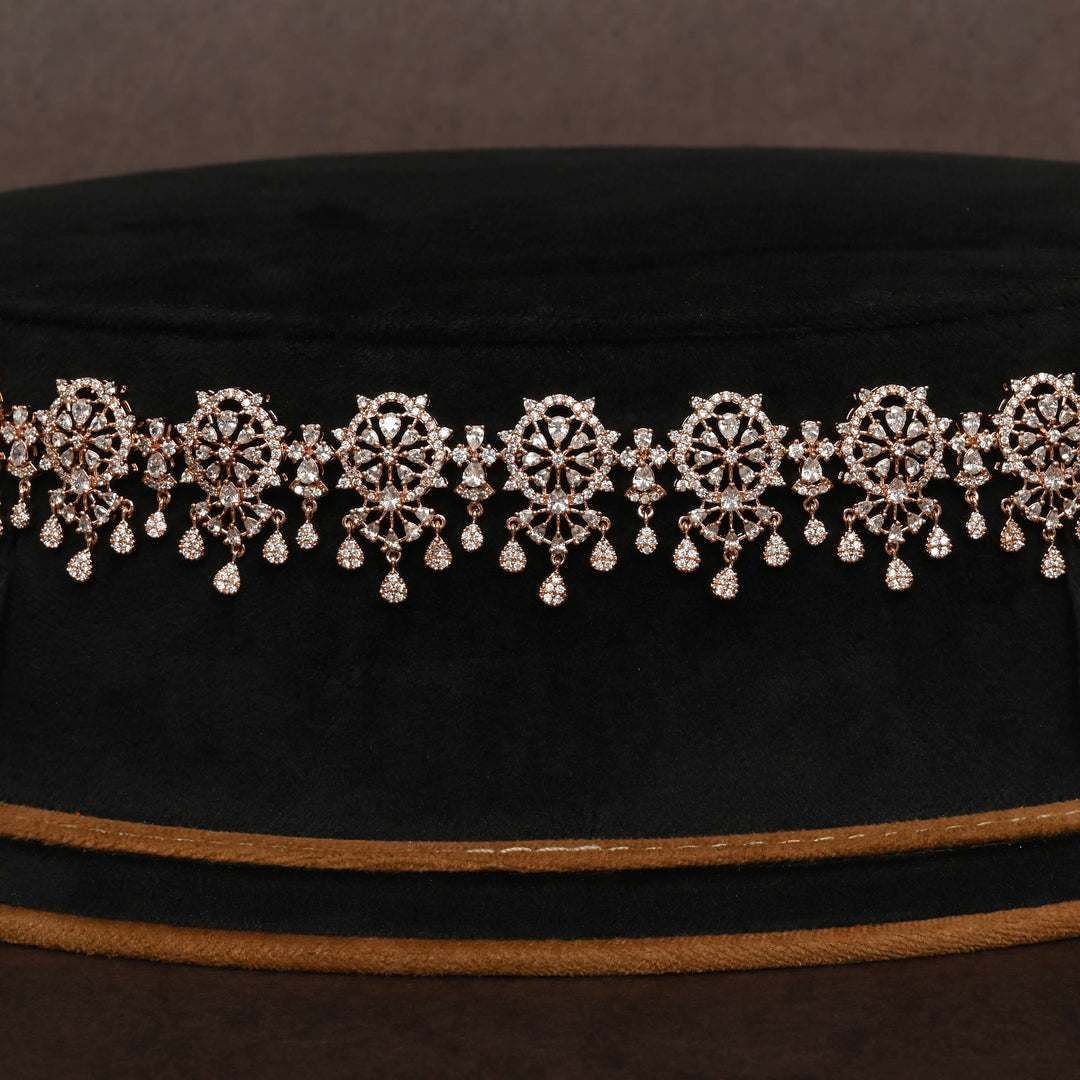 Rose Gold Finish Vaddanam