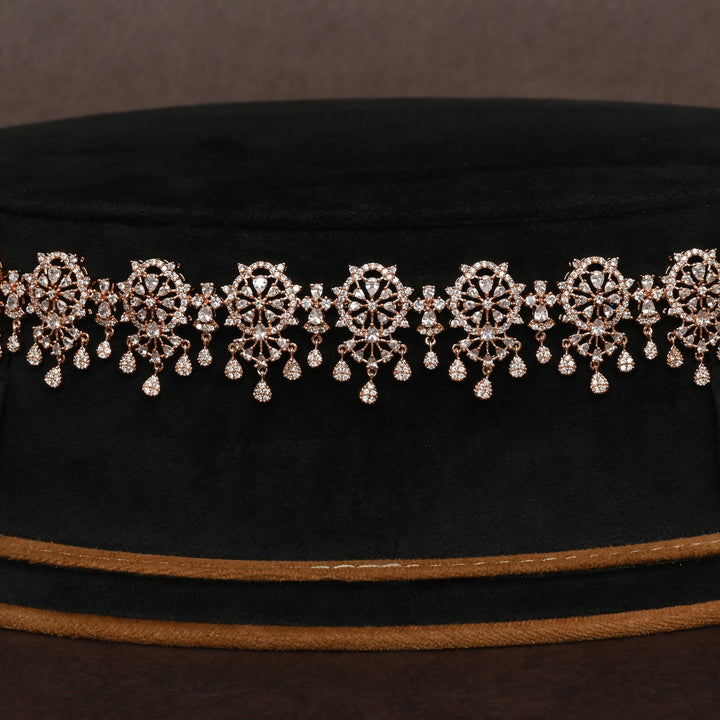 Rose Gold Finish Vaddanam