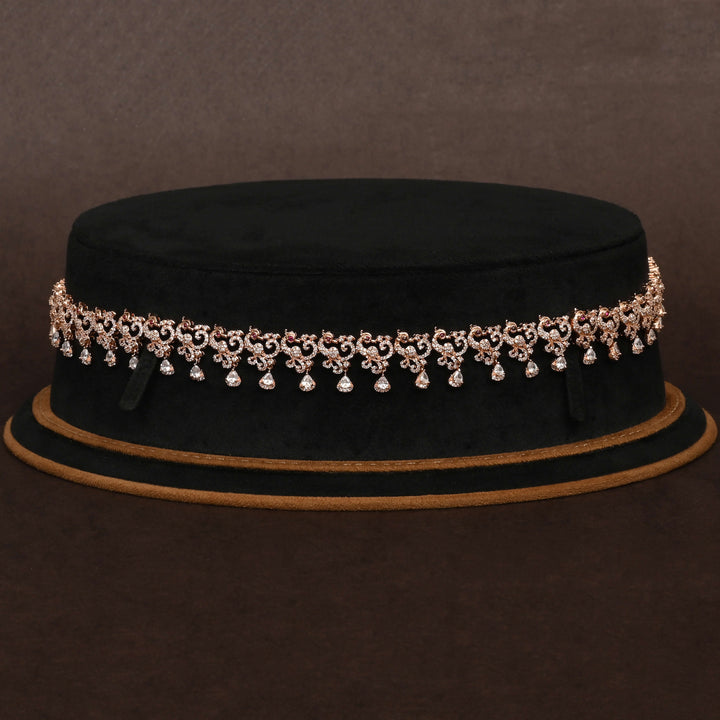 Rose Gold Finish Vaddanam