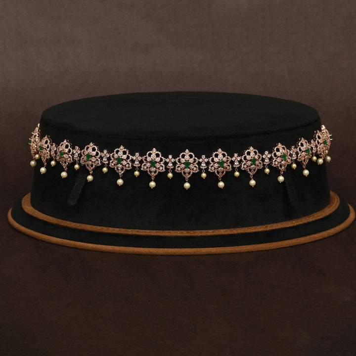 Rose Gold Finish Vaddanam