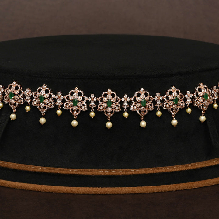 Rose Gold Finish Vaddanam