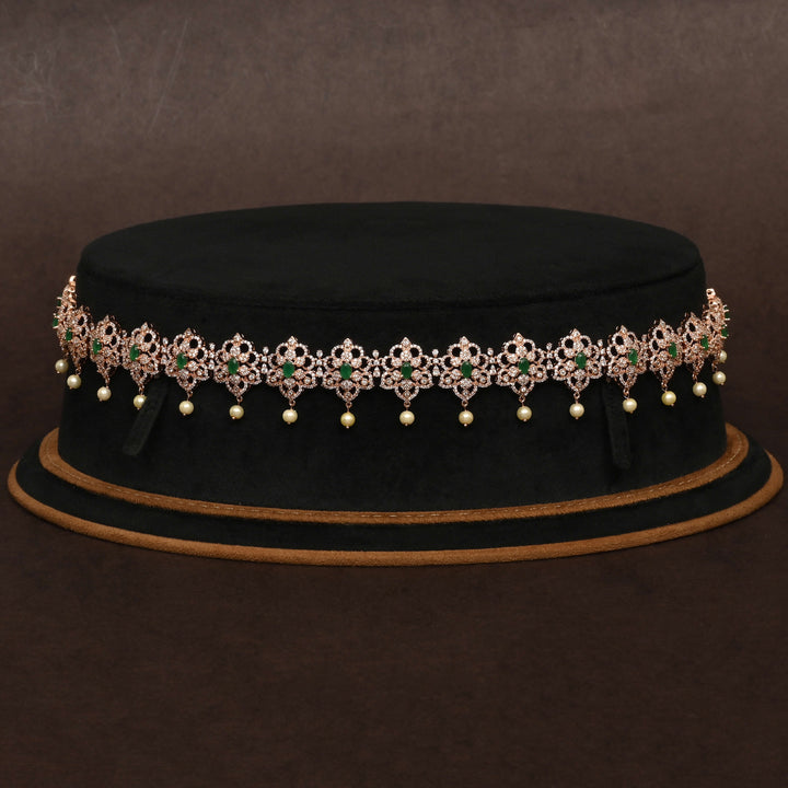 Rose Gold Finish Vaddanam