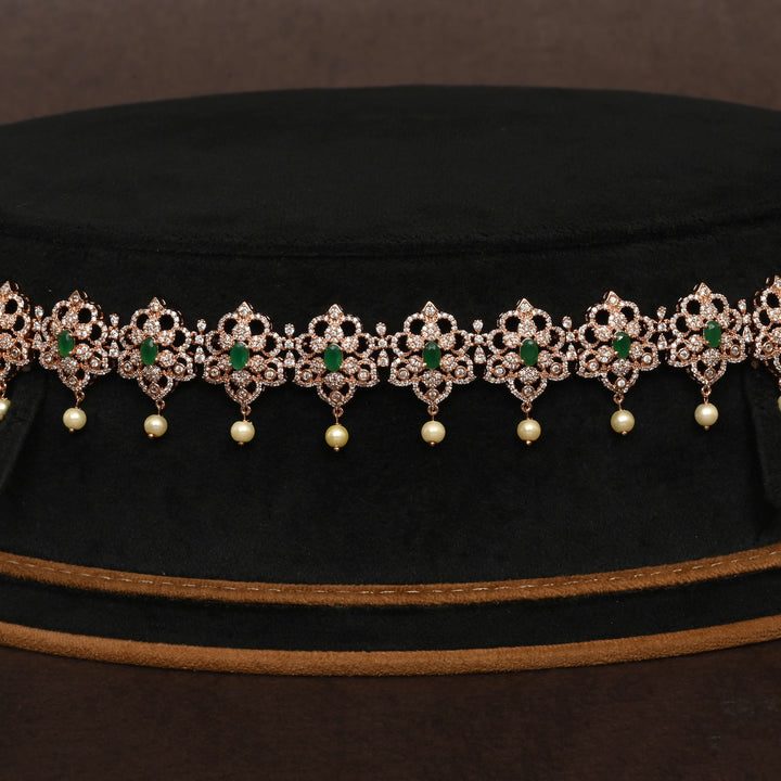 Rose Gold Finish Vaddanam