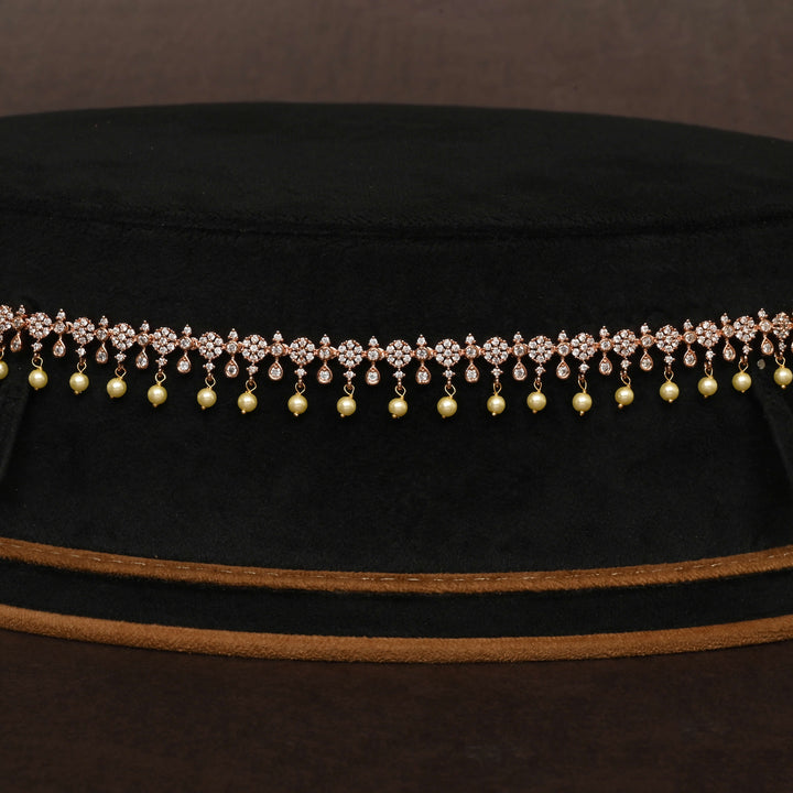 Rose Gold Finish Vaddanam