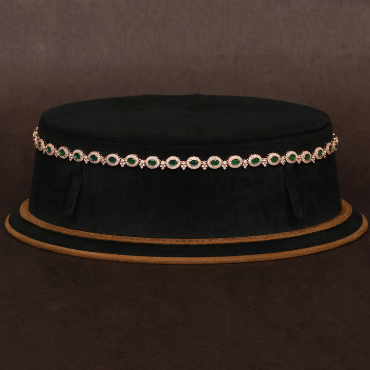 Rose Gold Finish Vaddanam