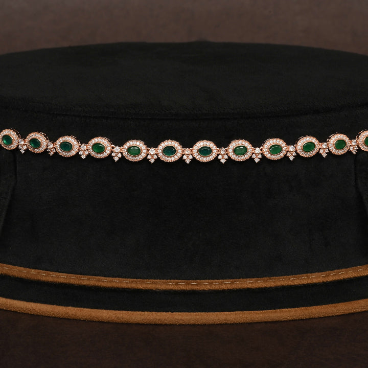 Rose Gold Finish Vaddanam