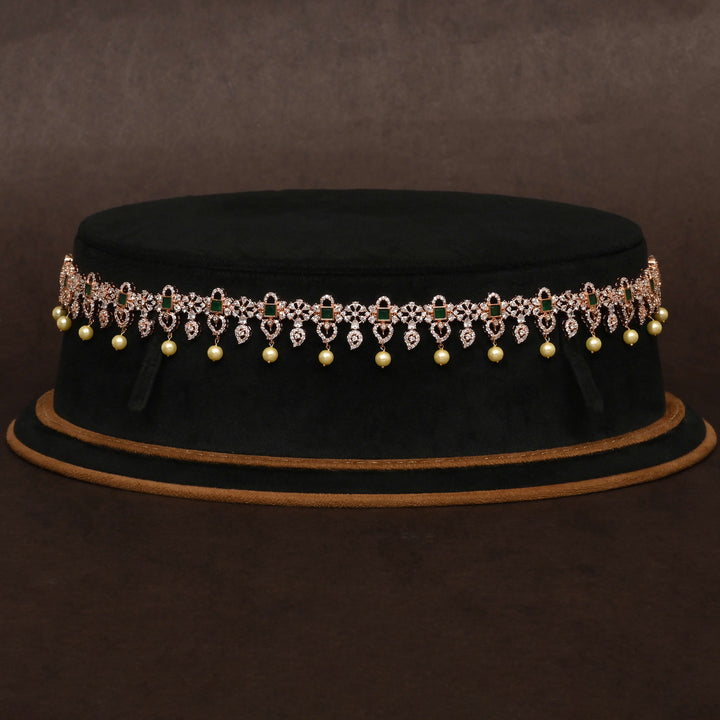 Rose Gold Finish Vaddanam