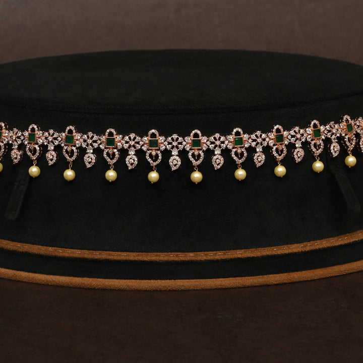 Rose Gold Finish Vaddanam