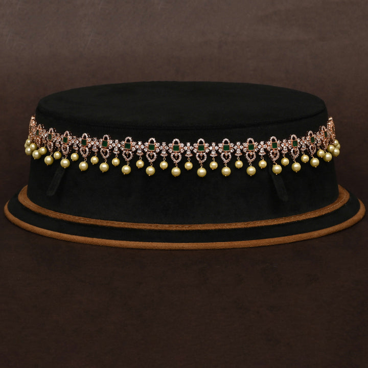 Rose Gold Finish Vaddanam