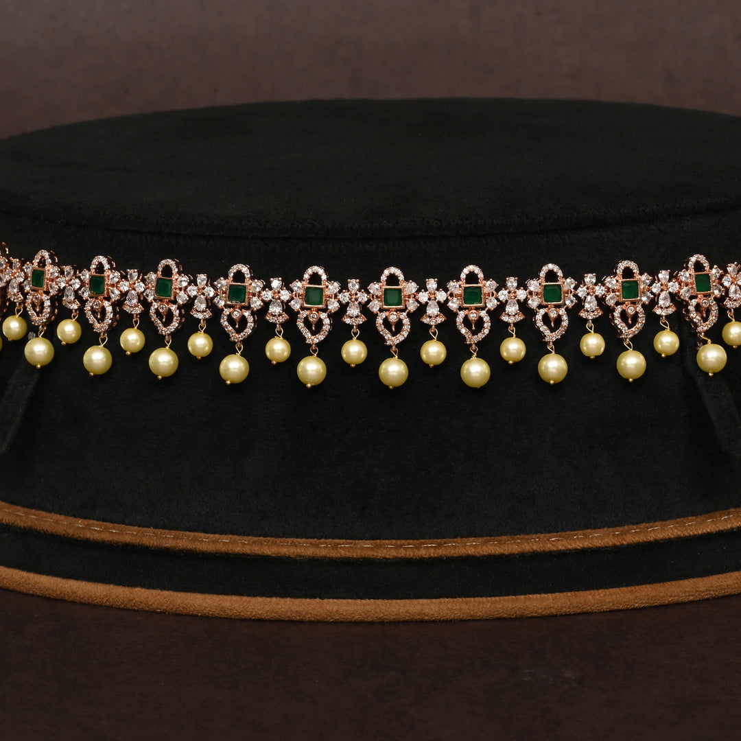 Rose Gold Finish Vaddanam