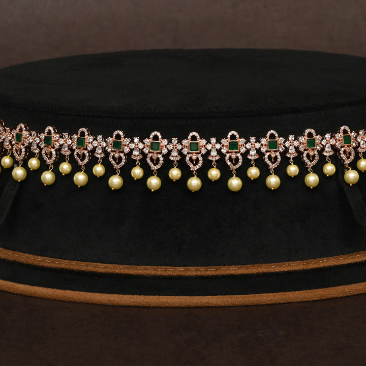 Rose Gold Finish Vaddanam