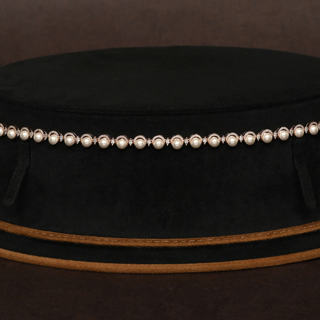 Rose Gold Finish Vaddanam