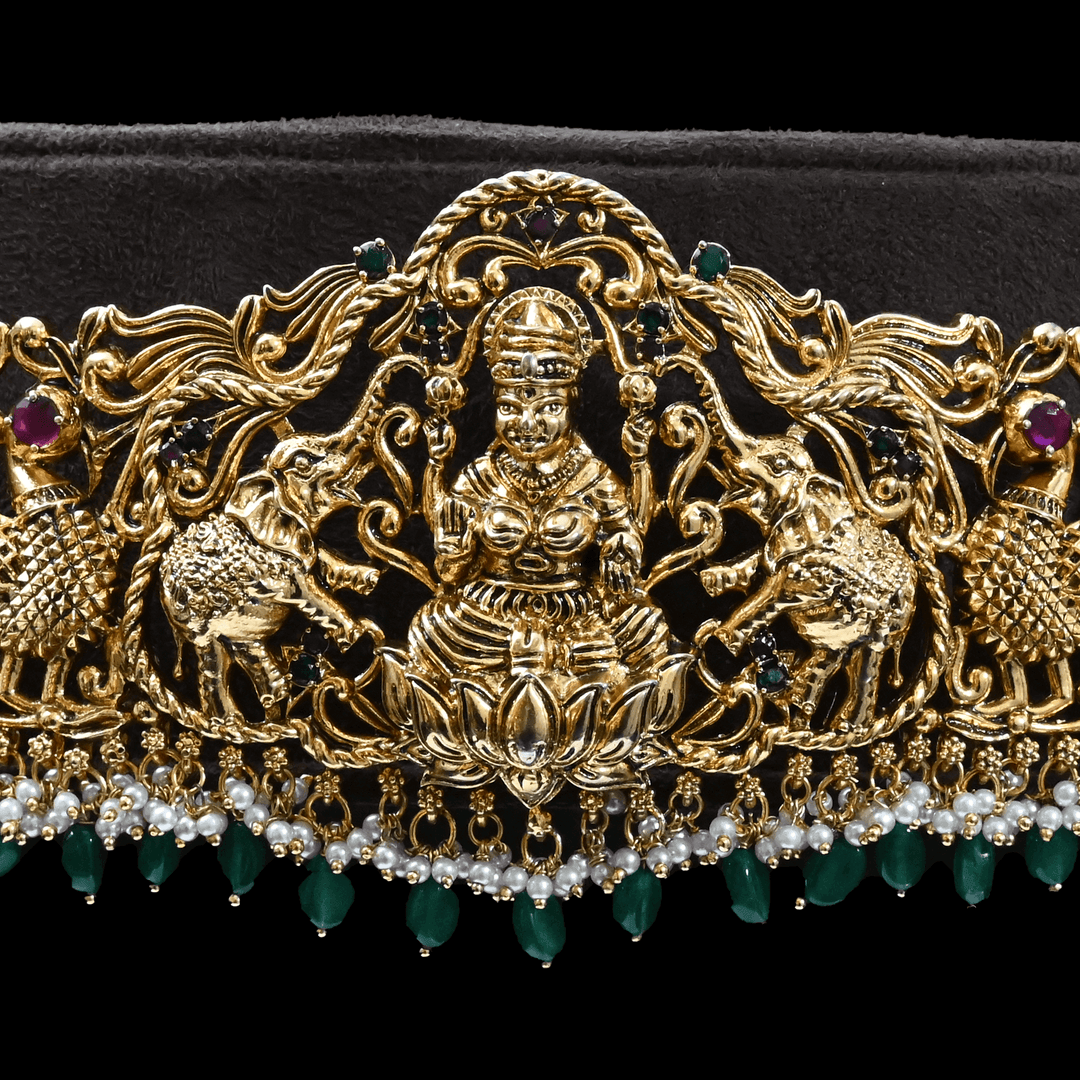 Antique Traditional Temple Gajendra Exclusive Belt