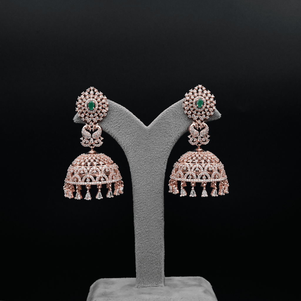 CZ Emerald Earrings