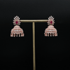 CZ Ruby Earrings