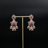 CZ Ruby Earrings