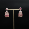 CZ Ruby Earrings