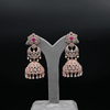 CZ Ruby Earrings