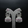 CZ Ruby Earrings