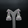 CZ Ruby Earrings