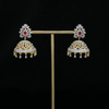 CZ Ruby Earrings
