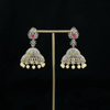 CZ Ruby Earrings