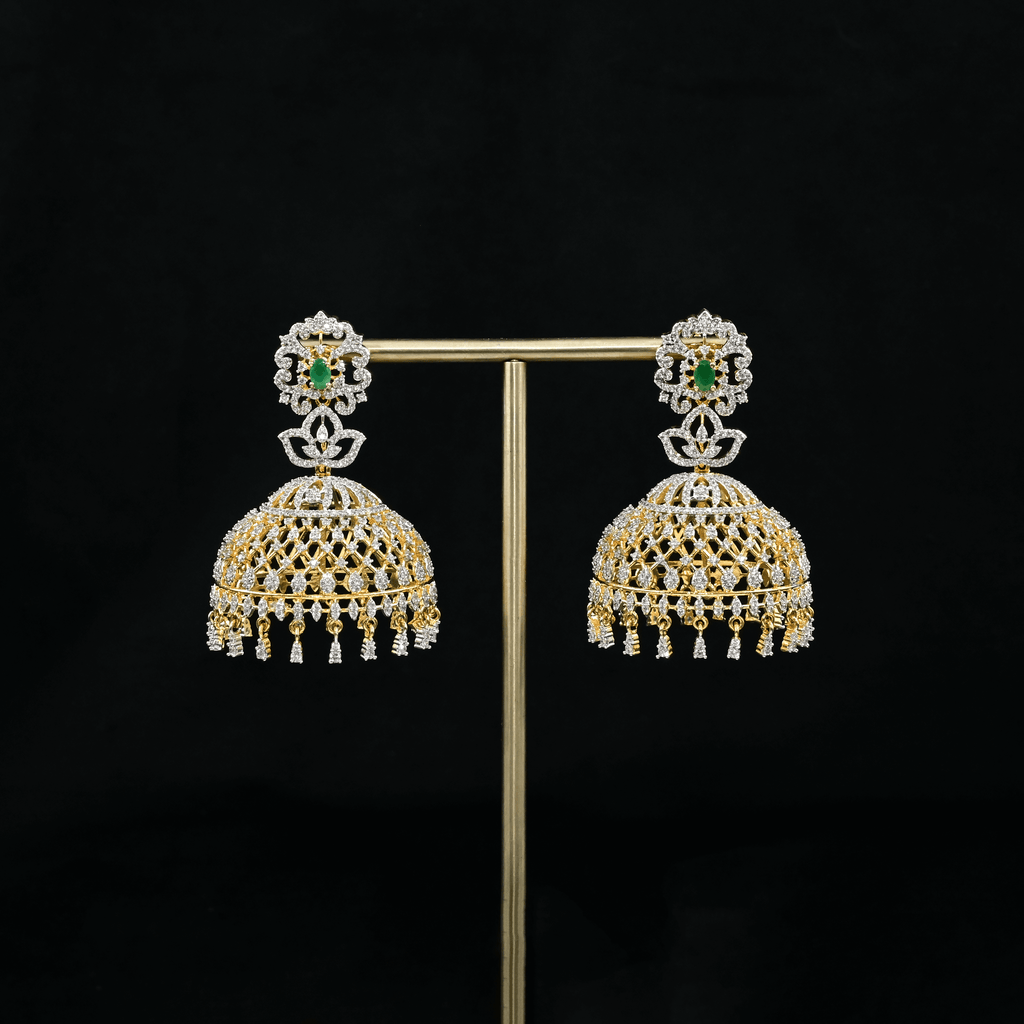 CZ Emerald Earrings