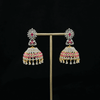 CZ Ruby Earrings