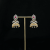 CZ Ruby Earrings