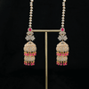 CZ Ruby Earrings