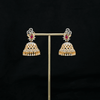 CZ Ruby Earrings