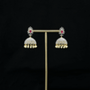 CZ Ruby Earrings