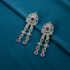 CZ Multi Stone Chandbali Earrings