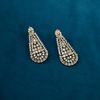 CZ Diamond Chandbali Earrings