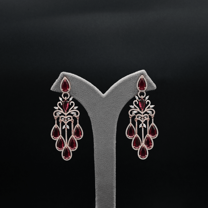 CZ Chandbali Earrings