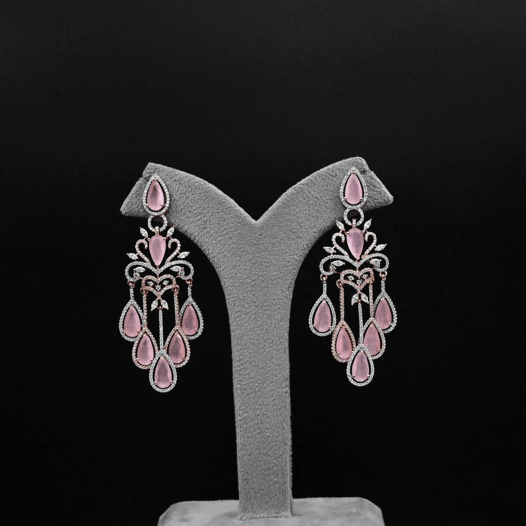 CZ Chandbali Earrings