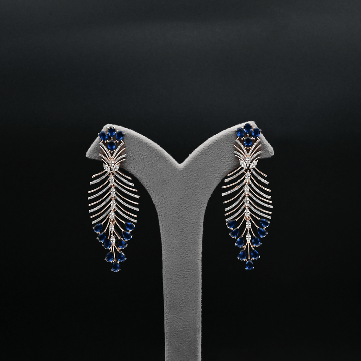 CZ Chandbali Earrings