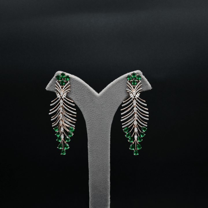 CZ Chandbali Earrings