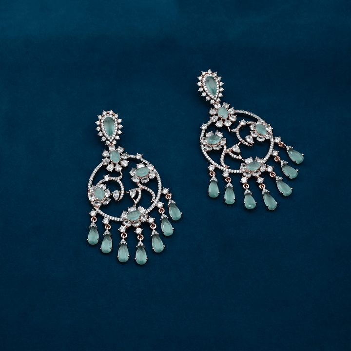 CZ Chandbali Earrings