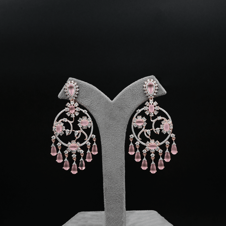 CZ Chandbali Earrings