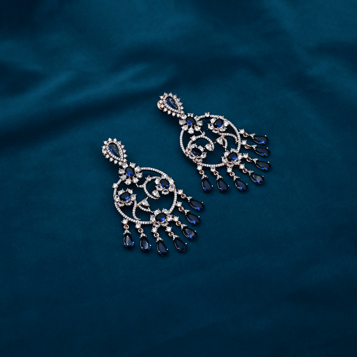 CZ Chandbali Earrings