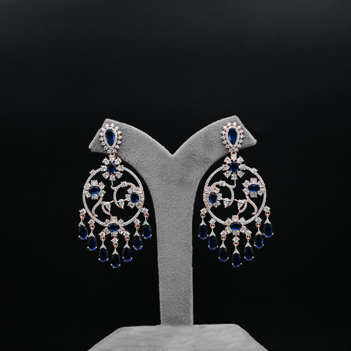 CZ Chandbali Earrings