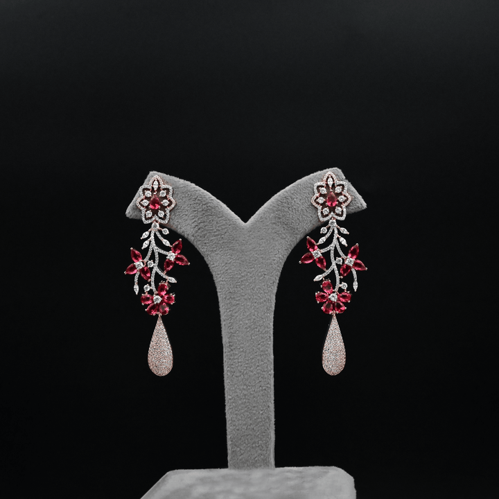 CZ Chandbali Earrings