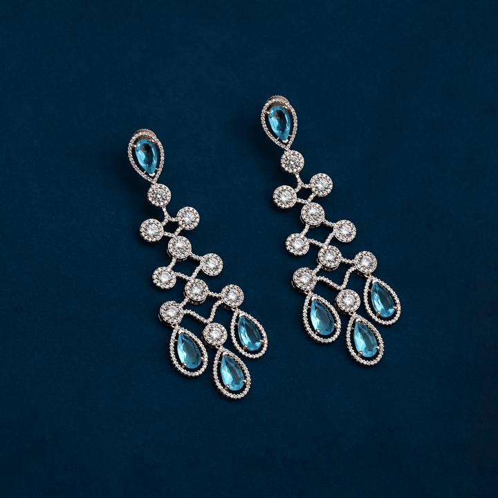 CZ Chandbali Earrings