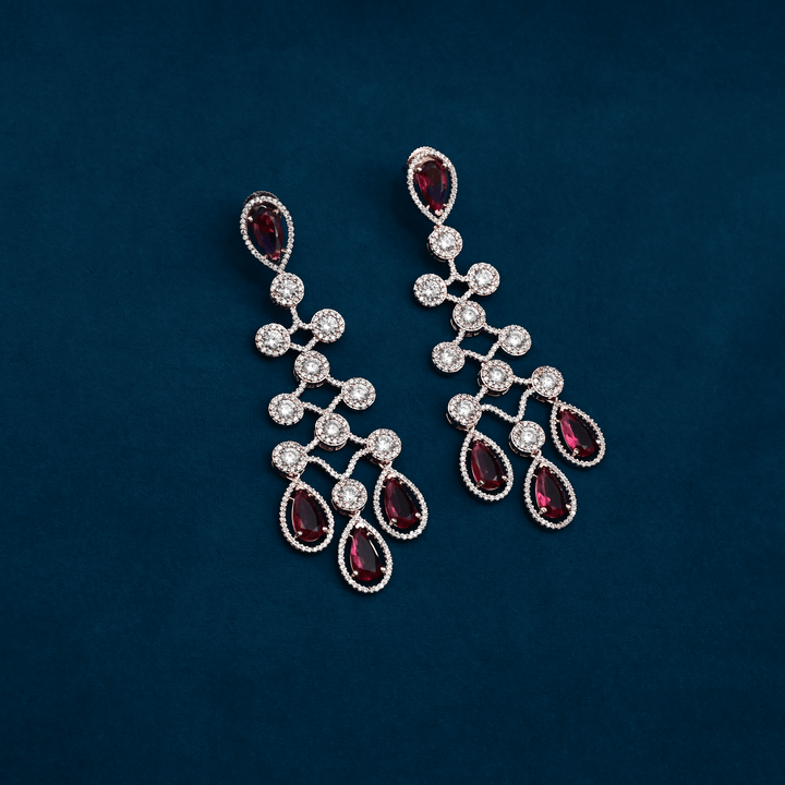 CZ Chandbali Earrings